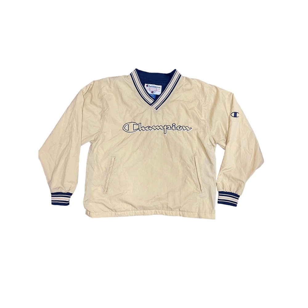 Champion Vintage Y2K Jacket Champagne Size Medium Jacket Windbreaker