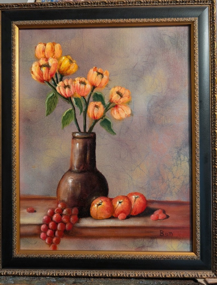 Original Oil Painting Still Life