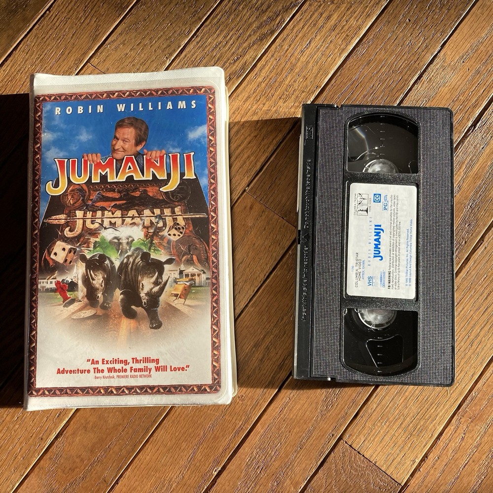 Jumanji VHS 1996 Clamshell