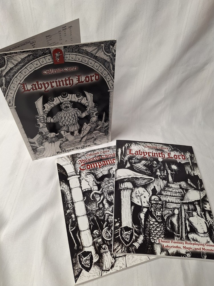 Labyrinth Lord RPG Goblinoid Games Advanced Edition Lot