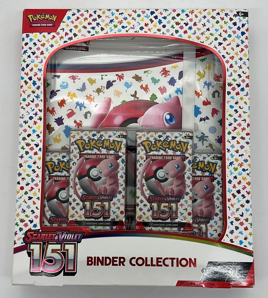 Pokemon TCG Scarlet & Violet 151 MEW EN Binder Collection Box SEALED NEWPROBSTEIN123 is actively accepting CONSIGNMENTS !!