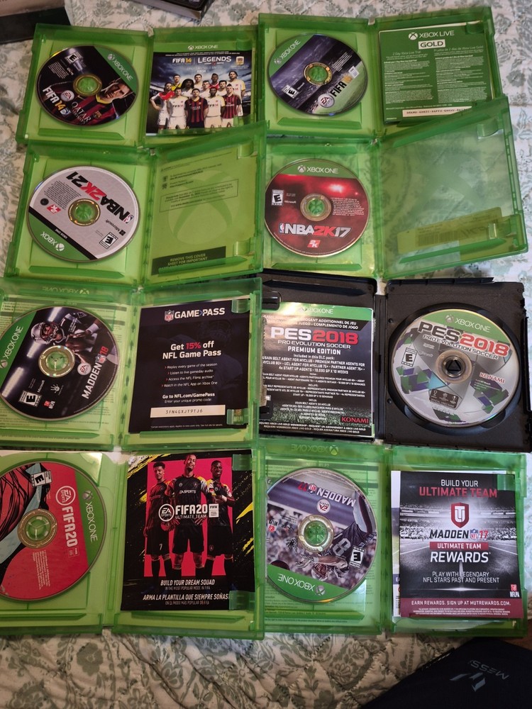 Lot Of 8 Xbox One Games.  Good Condition . Sports Games