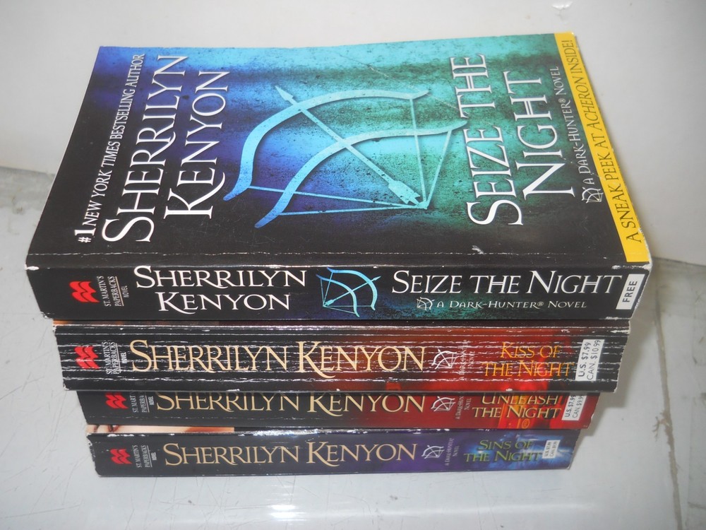 Sherrilyn Kenyon  Lot of 4 Paranormal PBs~ VG/Fine ~ Fasdt Shipping