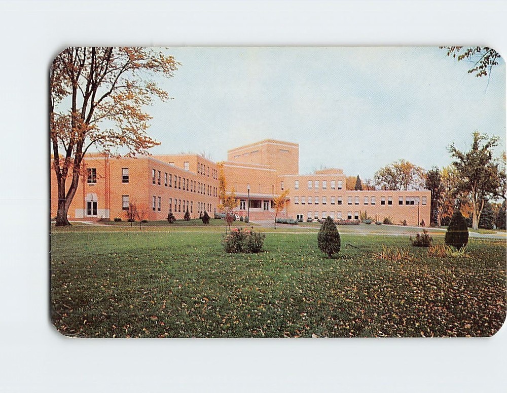 Postcard Frasier Hall Colorado State College Greeley Colorado USA