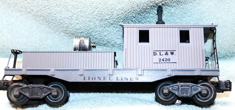 Lionel 2420 O Gauge Searchlight Wrecking Work Caboose Very Nice