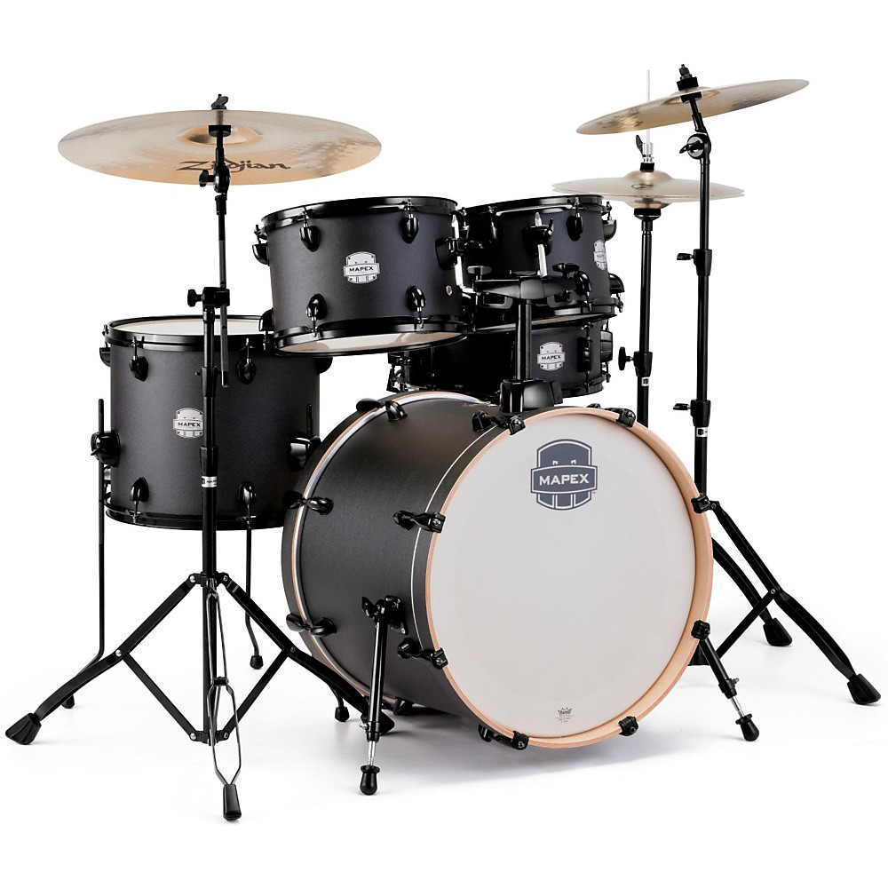 Mapex Storm Fusion 5-Pc Drum Kit Ebony Blue Grain Refurbished