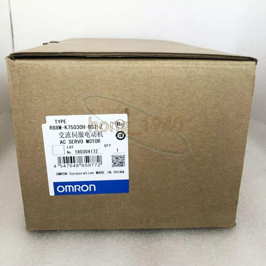 1Pcs Omron R88M-K75030H-BS2-Z AC Servo Motor New
