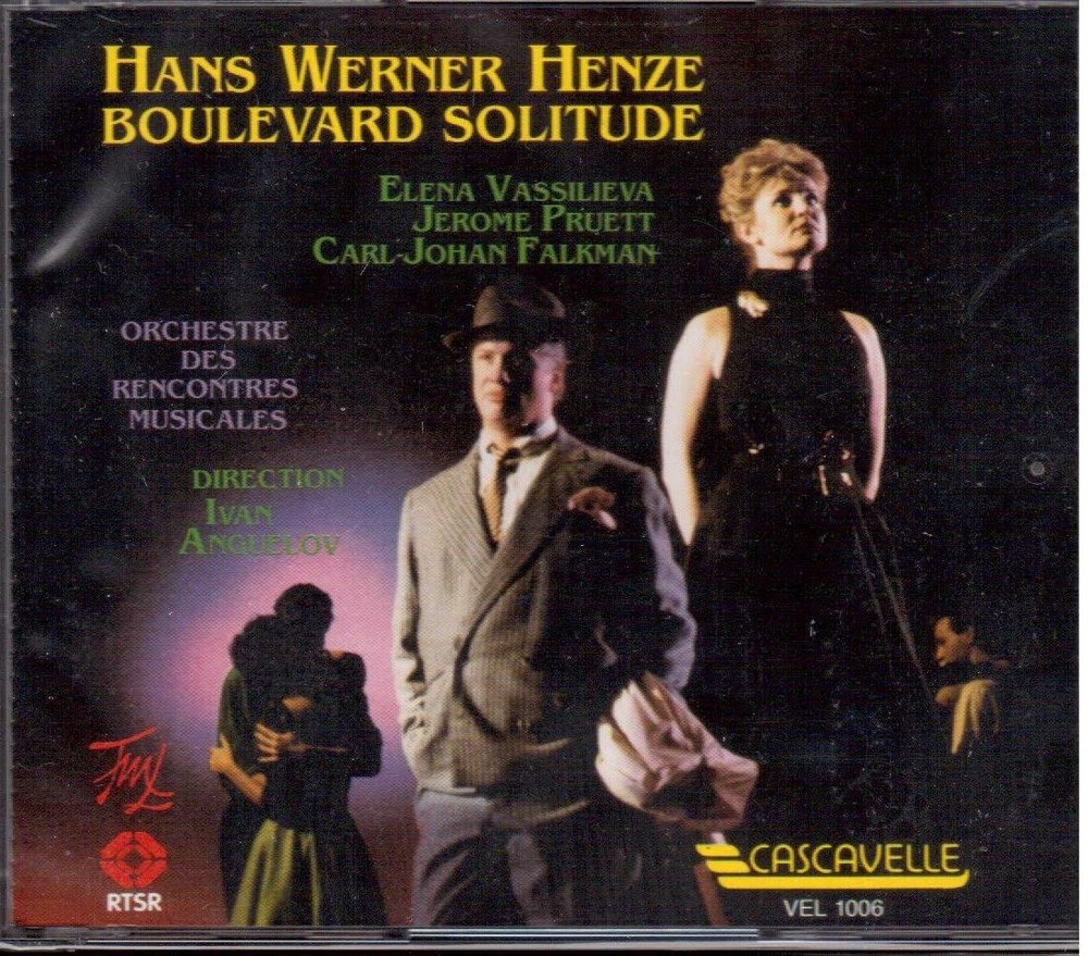 Hans Werner Henze [Composer]; Ivan, Henze: Boulevard Solitude, audioCD