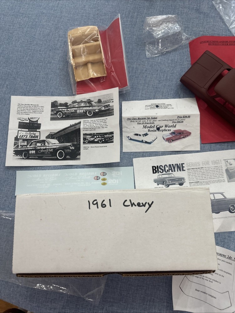 1961 Chevrolet Biscayne 2 Dr Sedan, Model Car World Resin Replicas