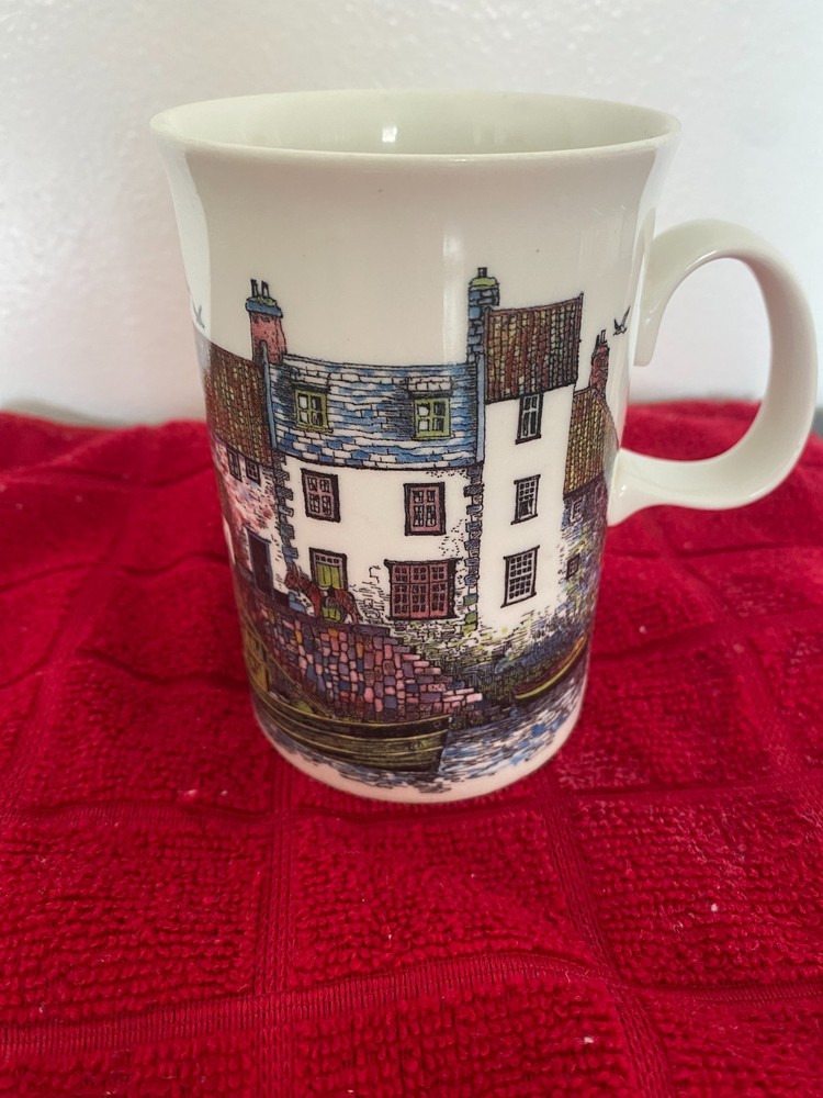 Cottages by Sue Scullard Fine Bone China Dunoon Ceramics Tea Coffee Mug Scotland
