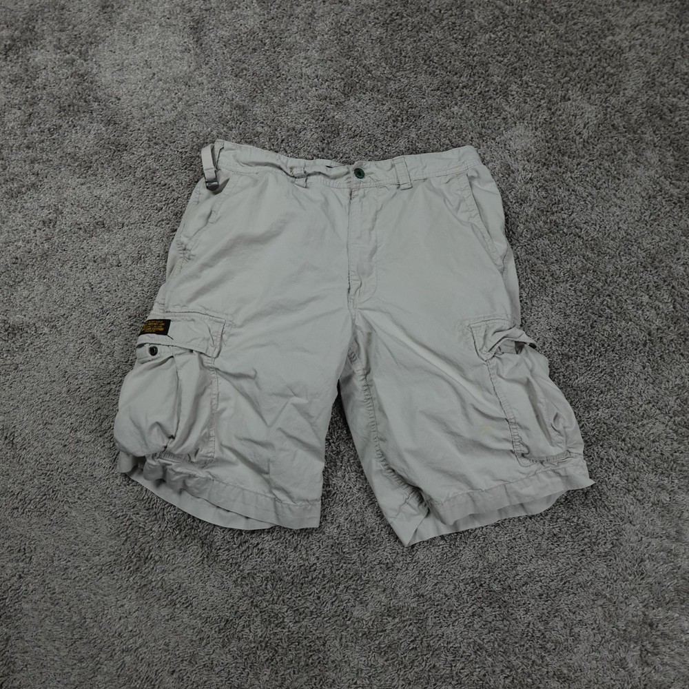 Polo Jeans Co Ralph Lauren Cargo Shorts Mens 36 Brown Paratrooper Work