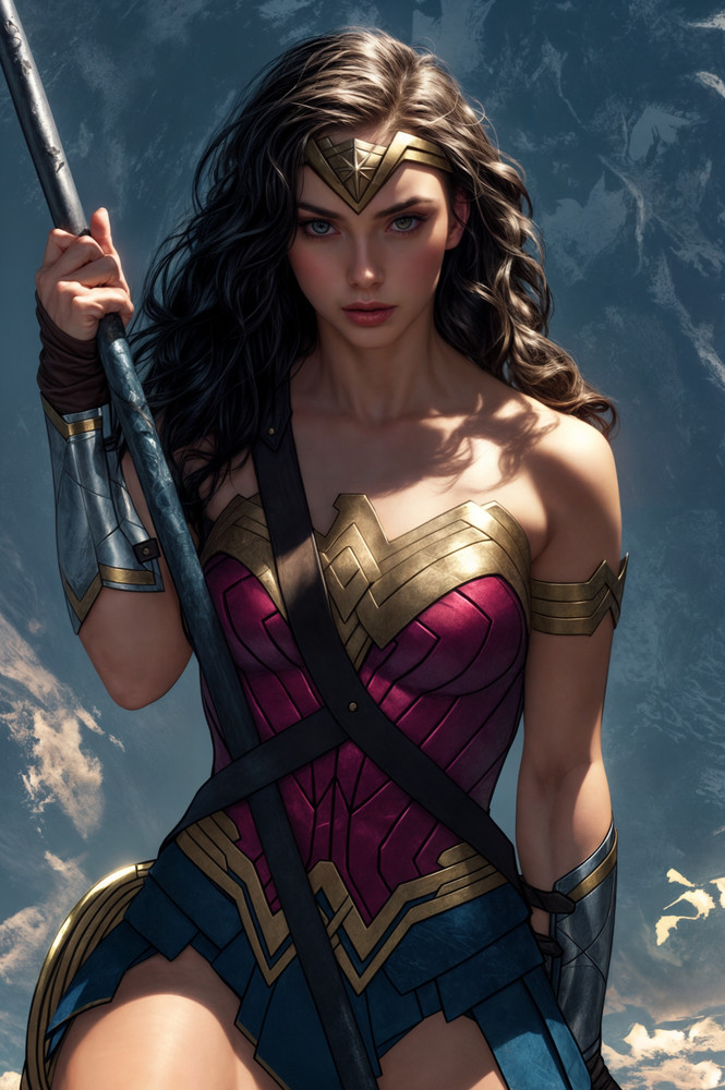 WONDER WOMAN 15 Fine Art Print 13x19 Limited Edition 1/30 DC Justice League