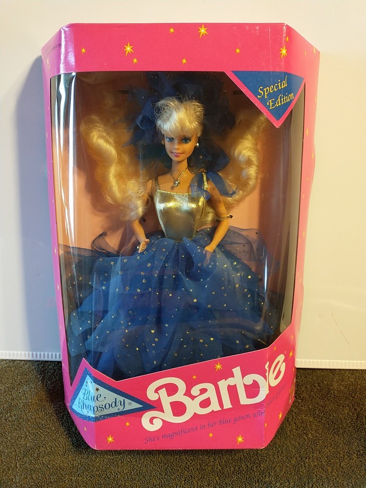 1991 Mattel Blue Rhapsody Barbie Doll #1364 Special Edition NRFB Brand New