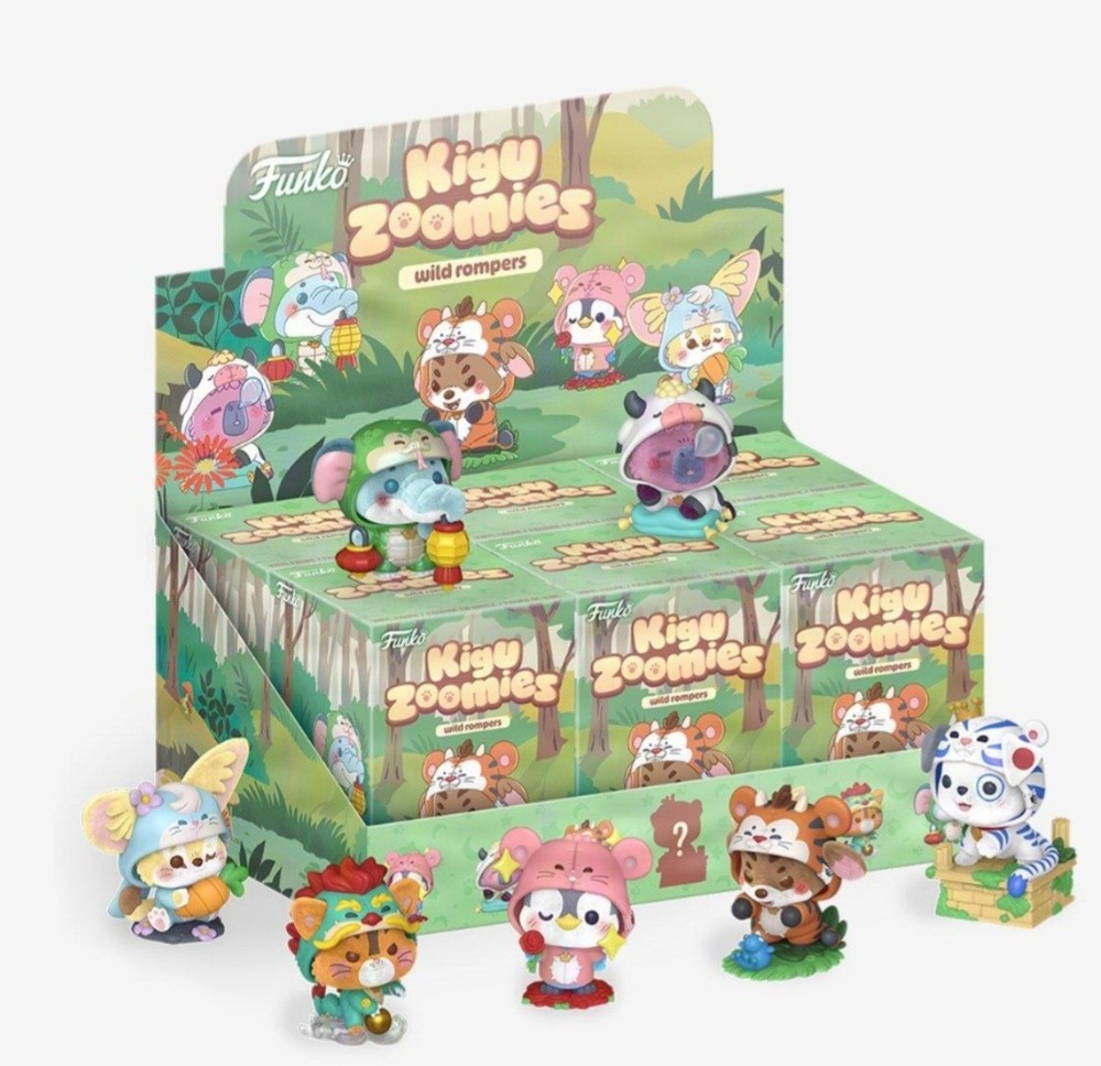 Kigu Zoomies Wild Rompers By Funko 6 pack Sealed Chance Chase