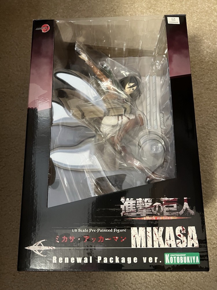 [New] ArtFX J Attack on Titan Mikasa Ackerman: Renewal Ver. Kotobukiya Authentic