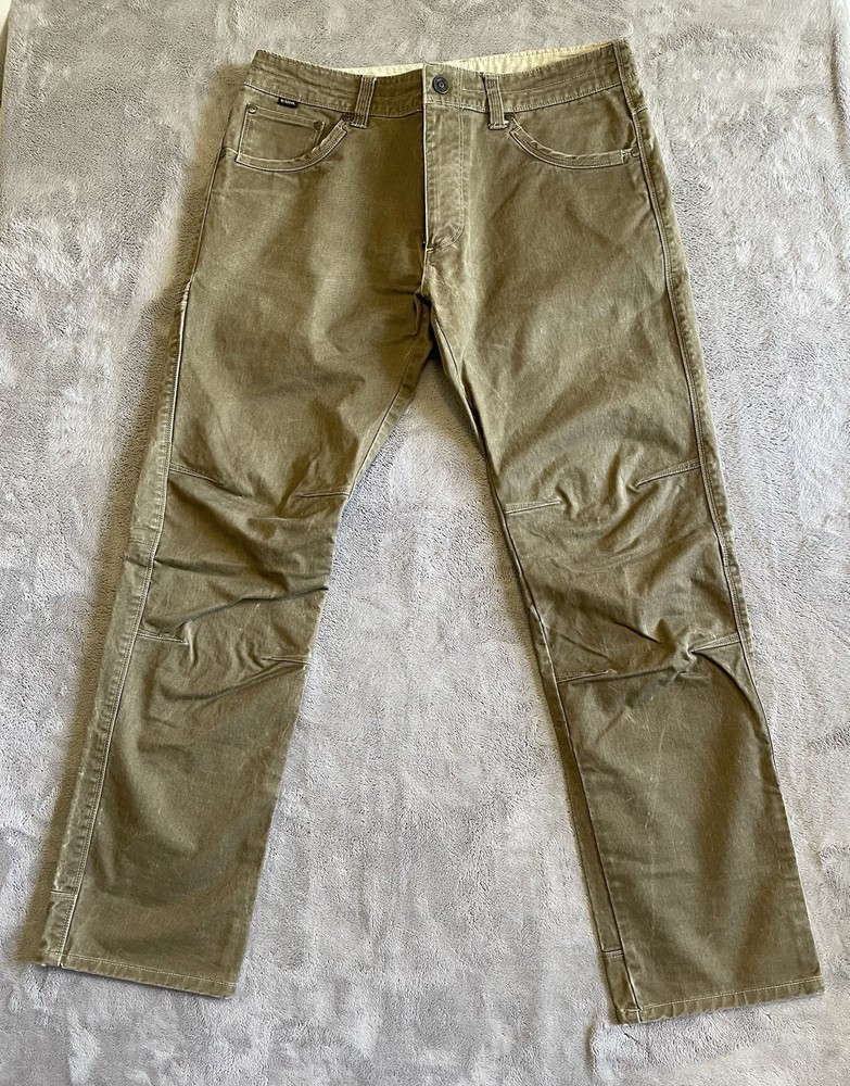 Kuhl Mens Pants 33x32 (actual 33x31) Free Rydr Brown Tapered Rugged Articulated