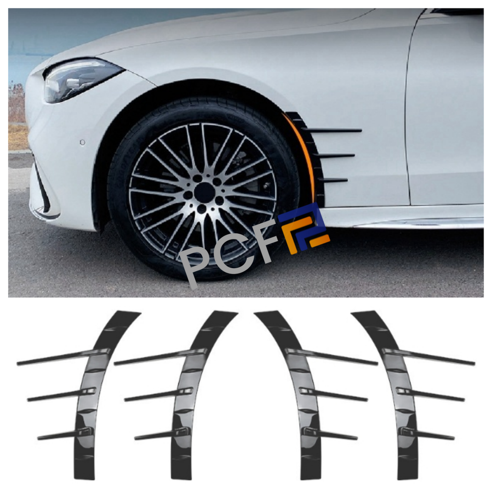 2022+ Benz W206 C-Class Wheel Arch Eyebrow Trim for C200 C260 C300 C43 AMG Line