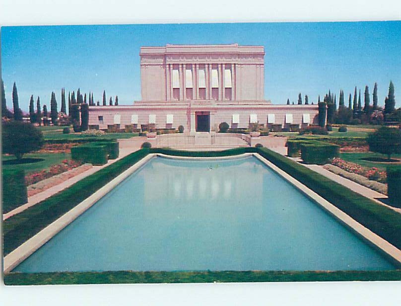 Unused Pre-1980 MORMON TEMPLE Mesa Arizona AZ hn7573