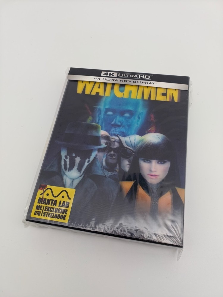 Manta Lab Watchmen  4K Uhd Blu-Ray Steelbook Lenticular B Ultimate Cut，Sealed