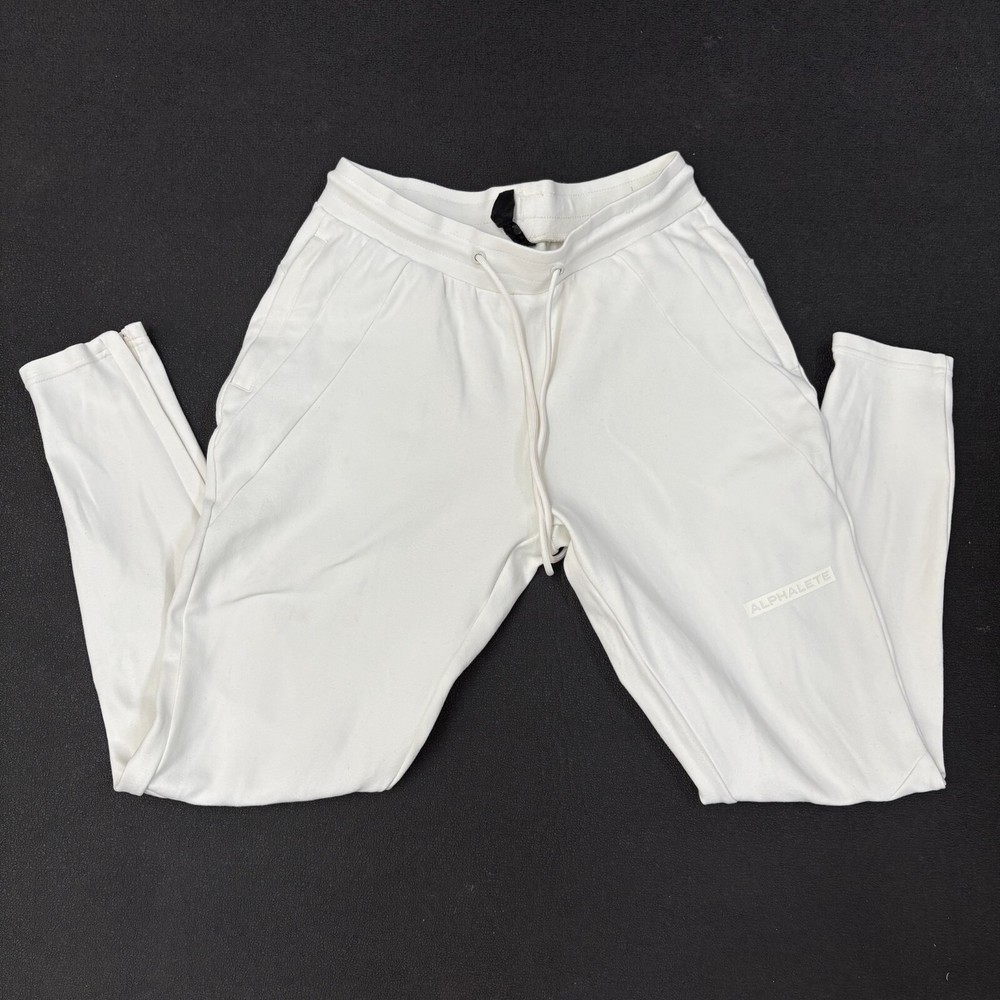 Alphalete Identity Joggers Mens Small Stretch Skinny Tapered Lounge Drawstring