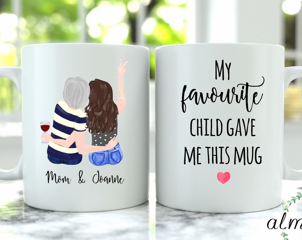 Custom Gift For Mom Pick Your Hair Mug Mom Mug Mom Birthday Gift Best Mom Ever M