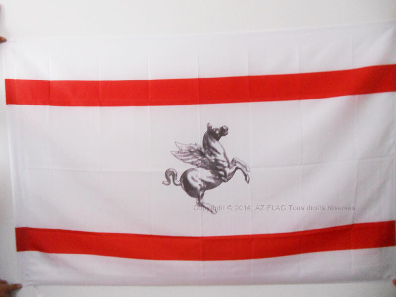 3x5 ft Tuscany Flag for Pole - Italian Toscana Region Banner 90x150 cm