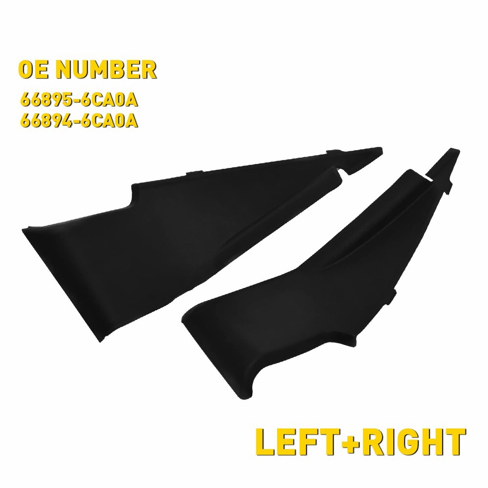 Pair for Nissan Altima 19-2021 Front Windshield Wiper Side Cowl Extension Trim M