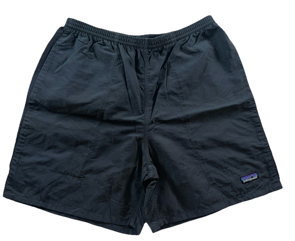 Patagonia Shorts Swim Baggie Mesh Black Trail Run Mens Medium