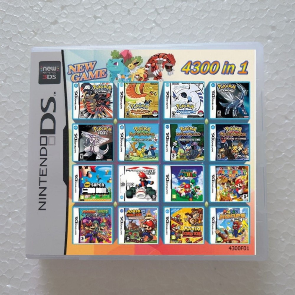 Games Cartridge Cards 4300 IN 1 For DS NDS