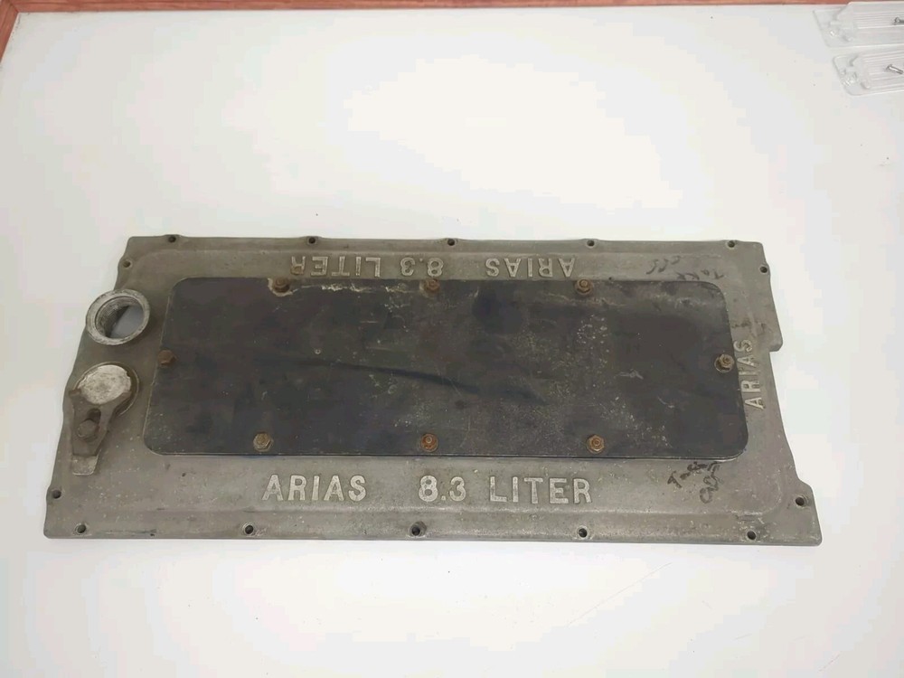 Vintage Arias Hemi Aluminum Lifter Valley Cover Intake Manifold Fuel Injector