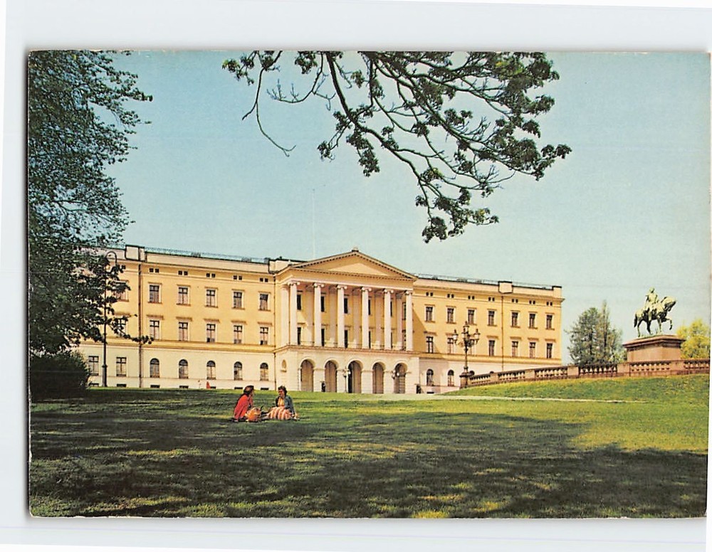 Postcard Royal Palace in Oslo Norway