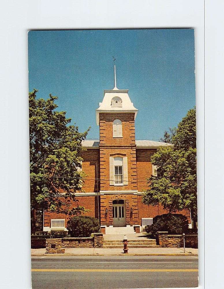 Postcard Transylvania County Courthouse Brevard North Carolina USA