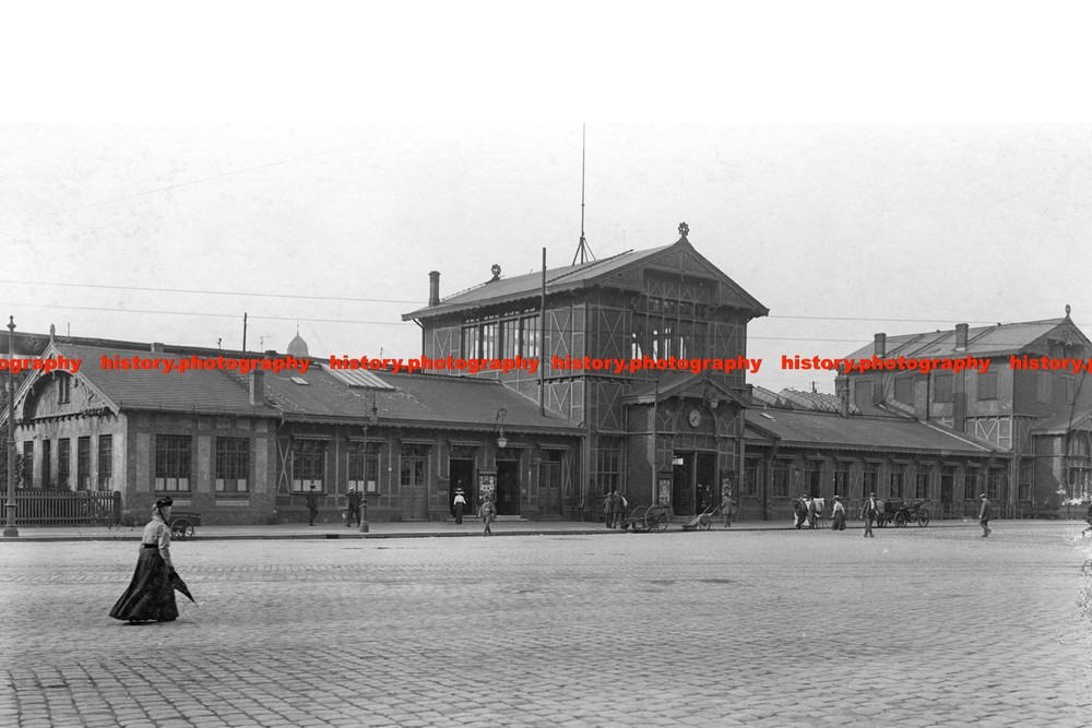 F021021 Charlottenburg railway station Berlin Germany 1911