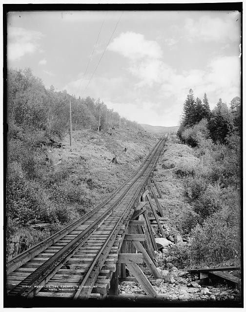 Mount Washington Railway White Mountains New Hampshire 1890s Ascension Track