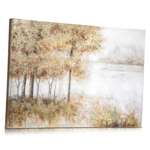 Forest Abstract Wall Art Large Wrapped Canvas Artwork 30