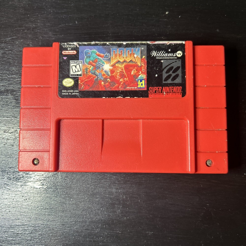 Doom (Super Nintendo SNES, 1995) Cartridge Only