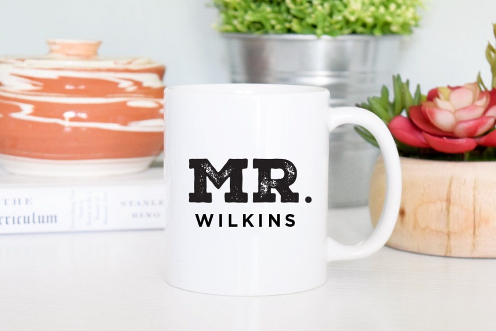 Personalized Name Mug Newlyweds Mug Mr And Mrs Mug Wife And Husband Mug Wifey