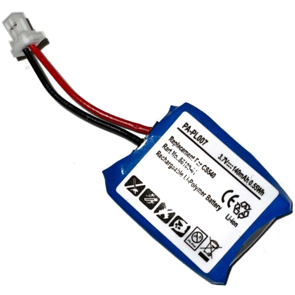 Battery for Plantronics CS540A Wireless Headset PN: 84693-01 84693-11 84479-01