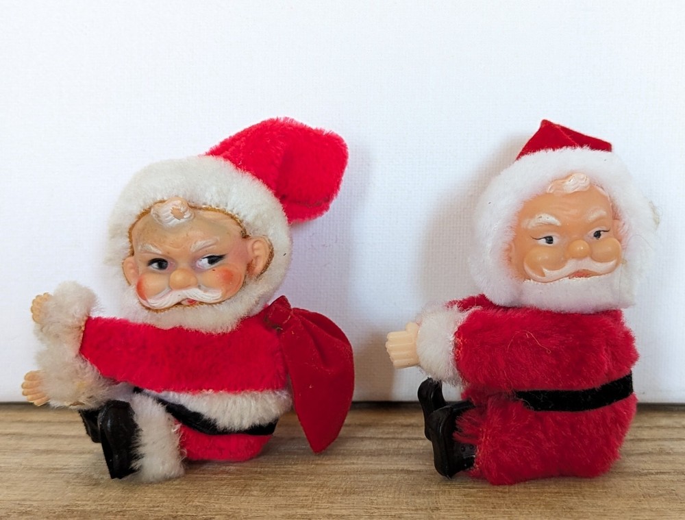Mini Santa Claus Clip-On Pencil Hugger Ornaments 3