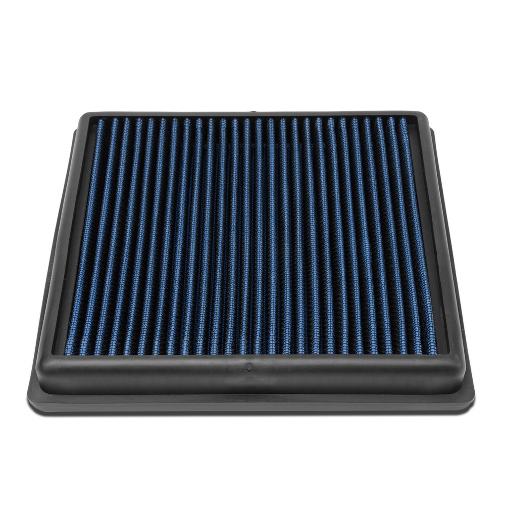 Fit 06-15 Mitsubishi L200/Triton Recleanable Drop-In Panel Dry Air Filter Blue