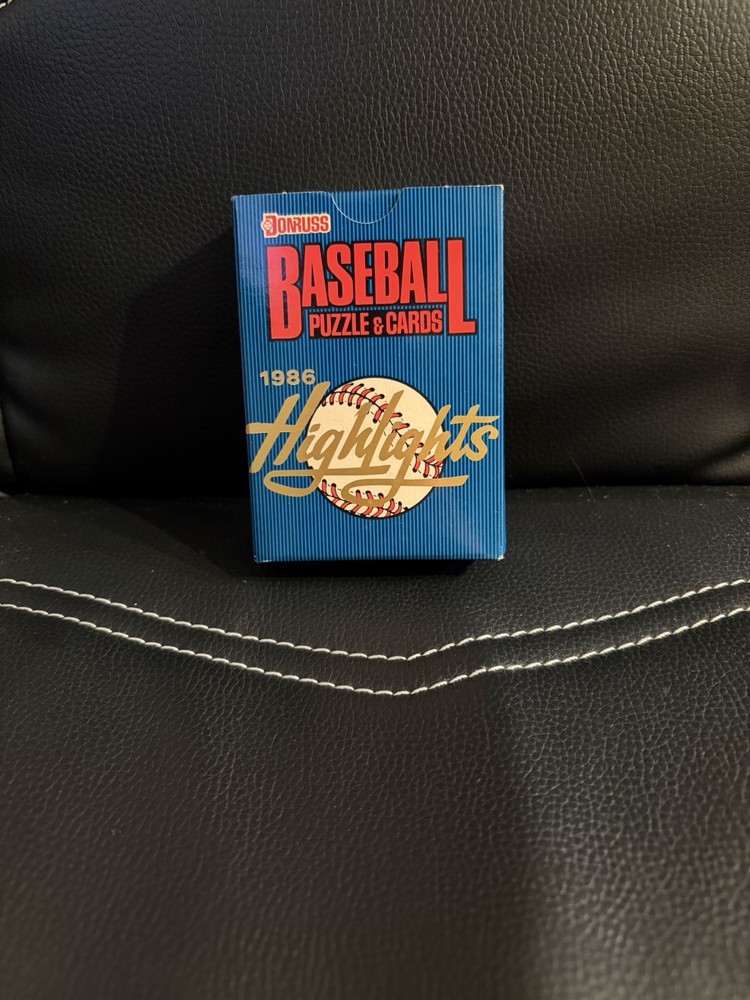 Donruss 1986 Highlights Baseball Puzzle & Cards Set Gooden Boggs