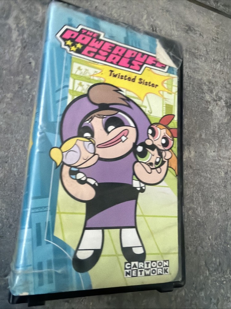 The Powerpuff Girls - Twisted Sister (VHS, 2001, Black Clamshell Case)