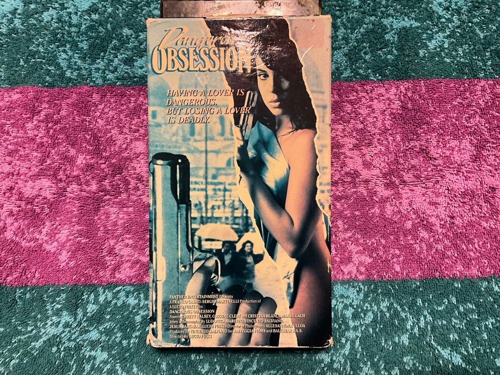 Dangerous Obsession AKA The Devils Honey VHS Lucio Fulci Play Tested HTF Rare