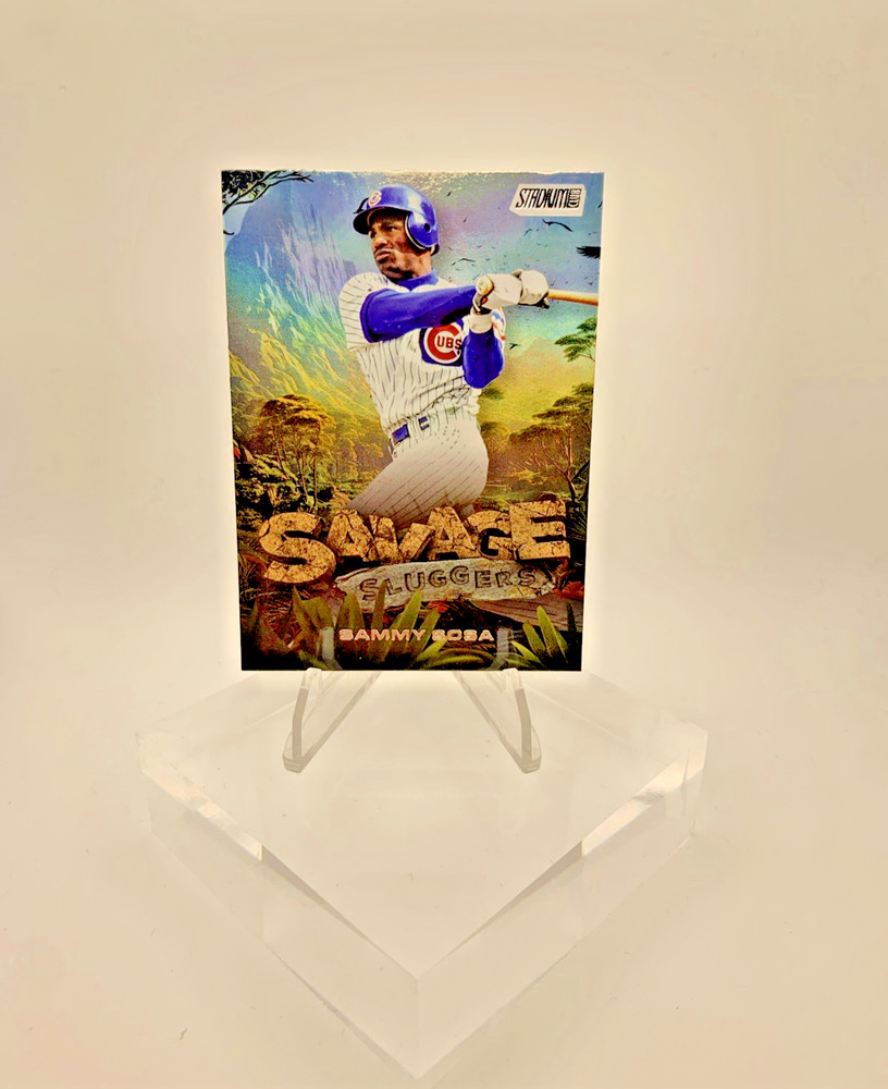 2025 Topps Stadium Club Baseball Savage Sluggers SS-5 Sammy Sosa - Chicago Cubs