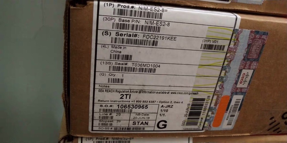 NEW NIM-ES2-8= 8-Port Layer 2 Switch Network Module NEW Fedex *yt