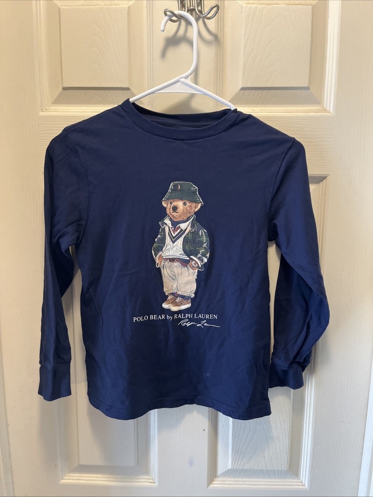 Polo Ralph Lauren Boys Size 8 Polo Bear Navy