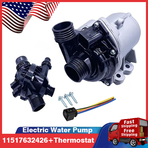 Electric Water Pump W/Thermostat For BMW 335i 535i 640i 740i X5 X6 #11517632426