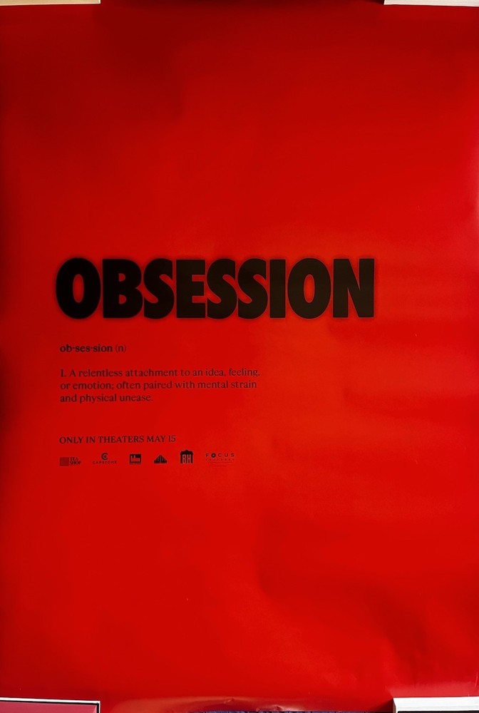 Obsession - Orig DS 27x40  Movie Theater Poster Curry Barker Horror Blumhouse