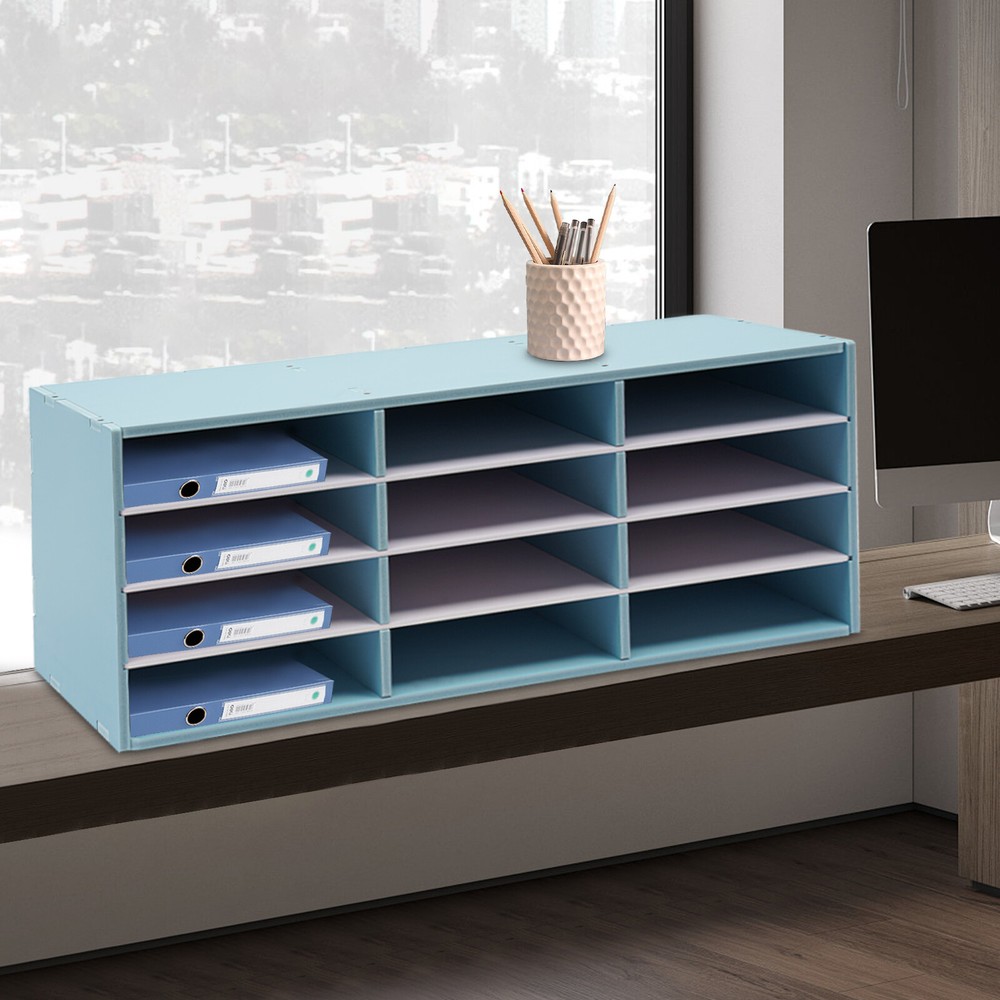 PVC Desktop File Organizer Tray Paper Sorter Letter Shelf Office Supply