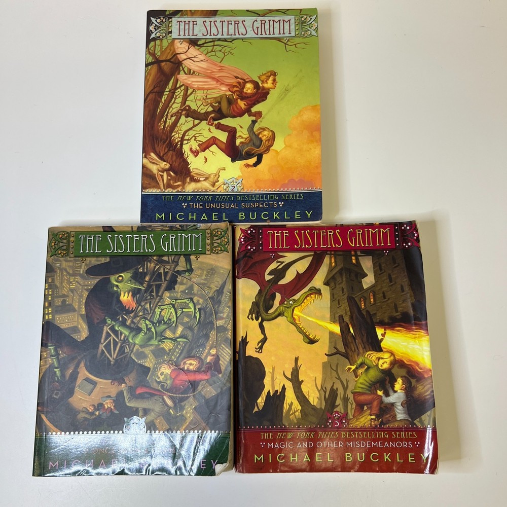 The Sisters Grimm Lot x 3 (Bks 2, 4 & 5) - Paperback